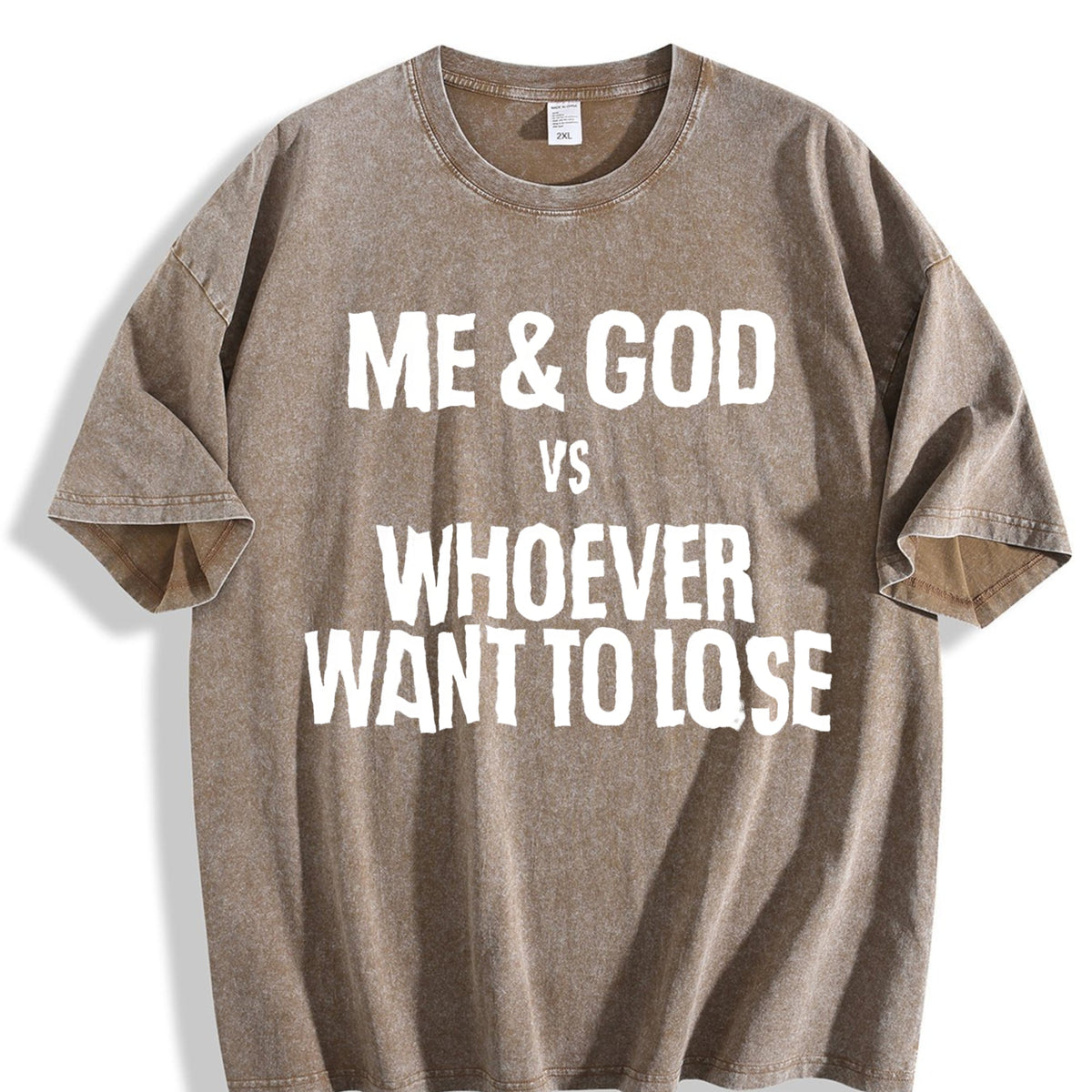 Black With Me And God Vs Whoever Wants To Lose Vintage product image 3