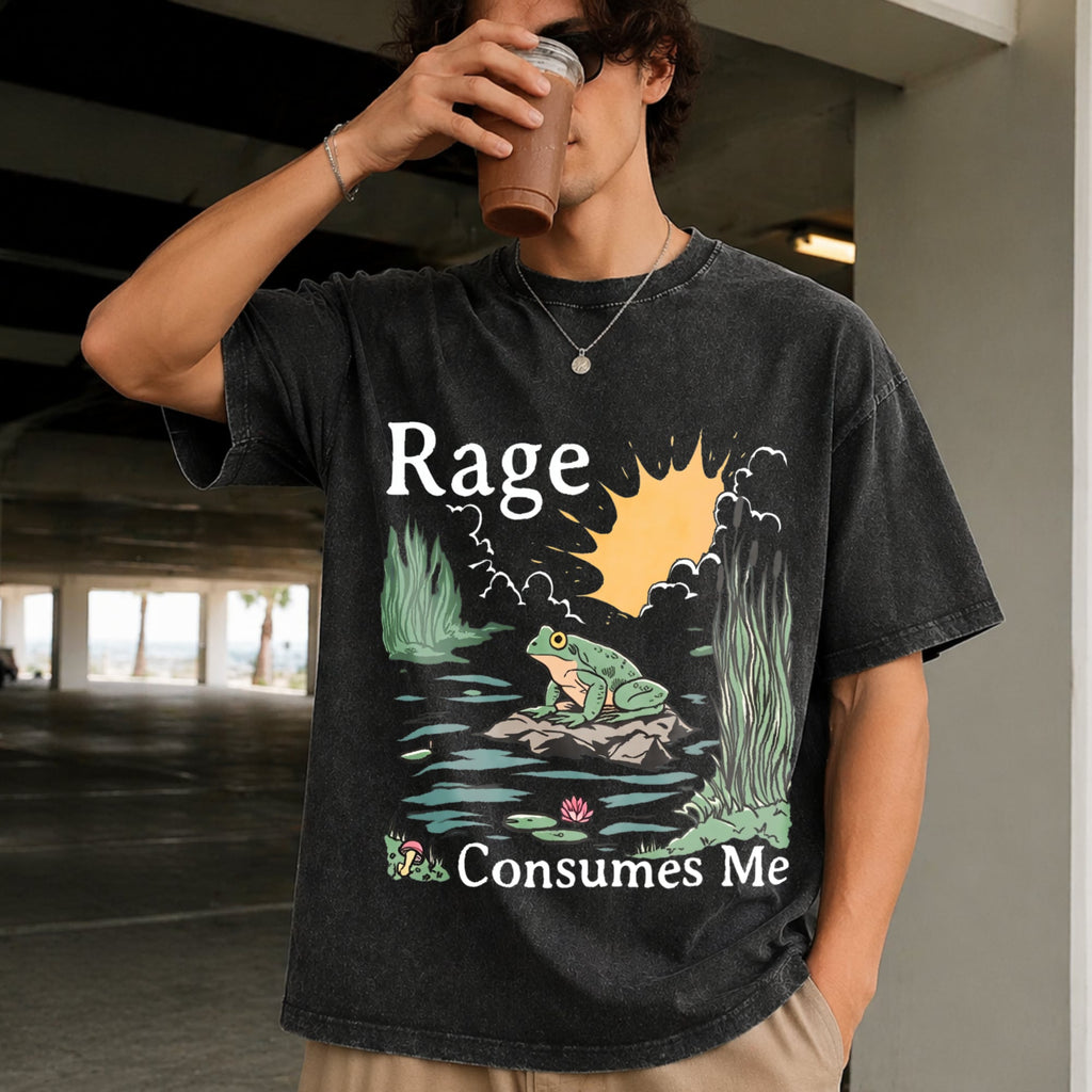 Rage Consumes Me Vintage Washed T-Shirt product image 2