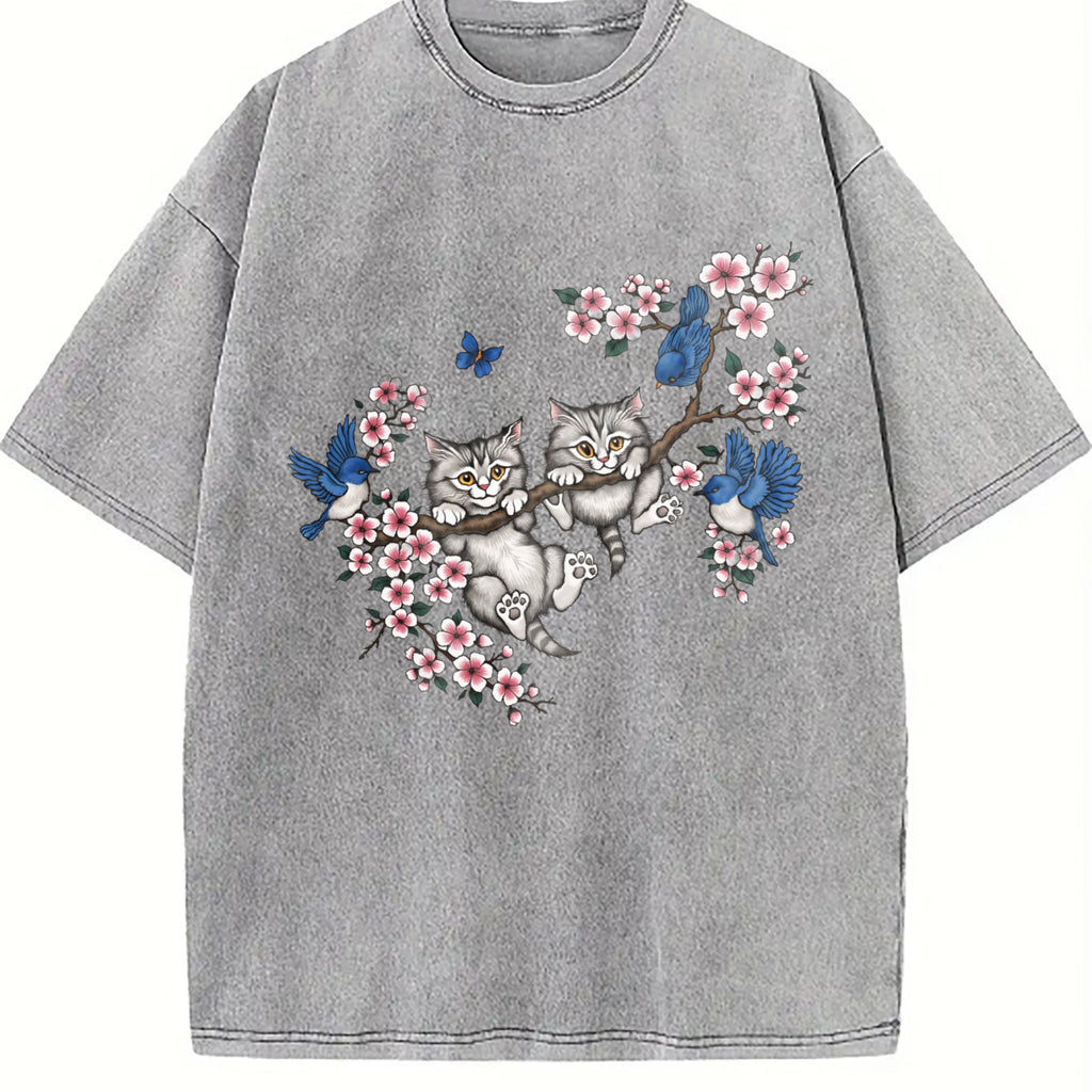 Kitten Vintage Washed T-Shirt product image 5