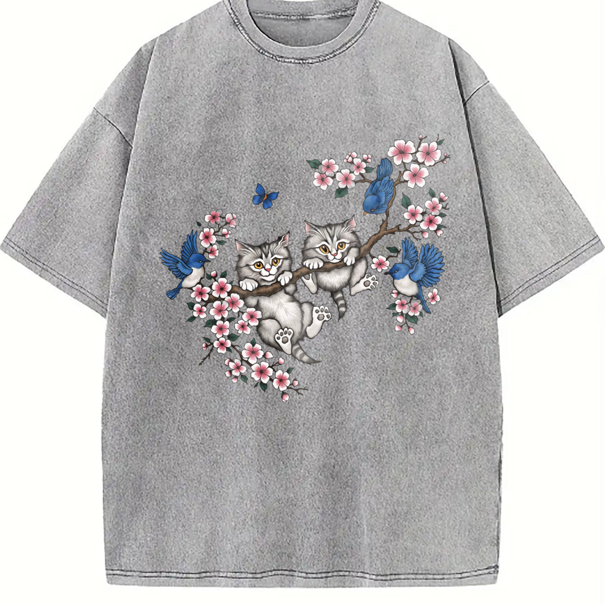 Kitten Vintage Washed T-Shirt product image 5
