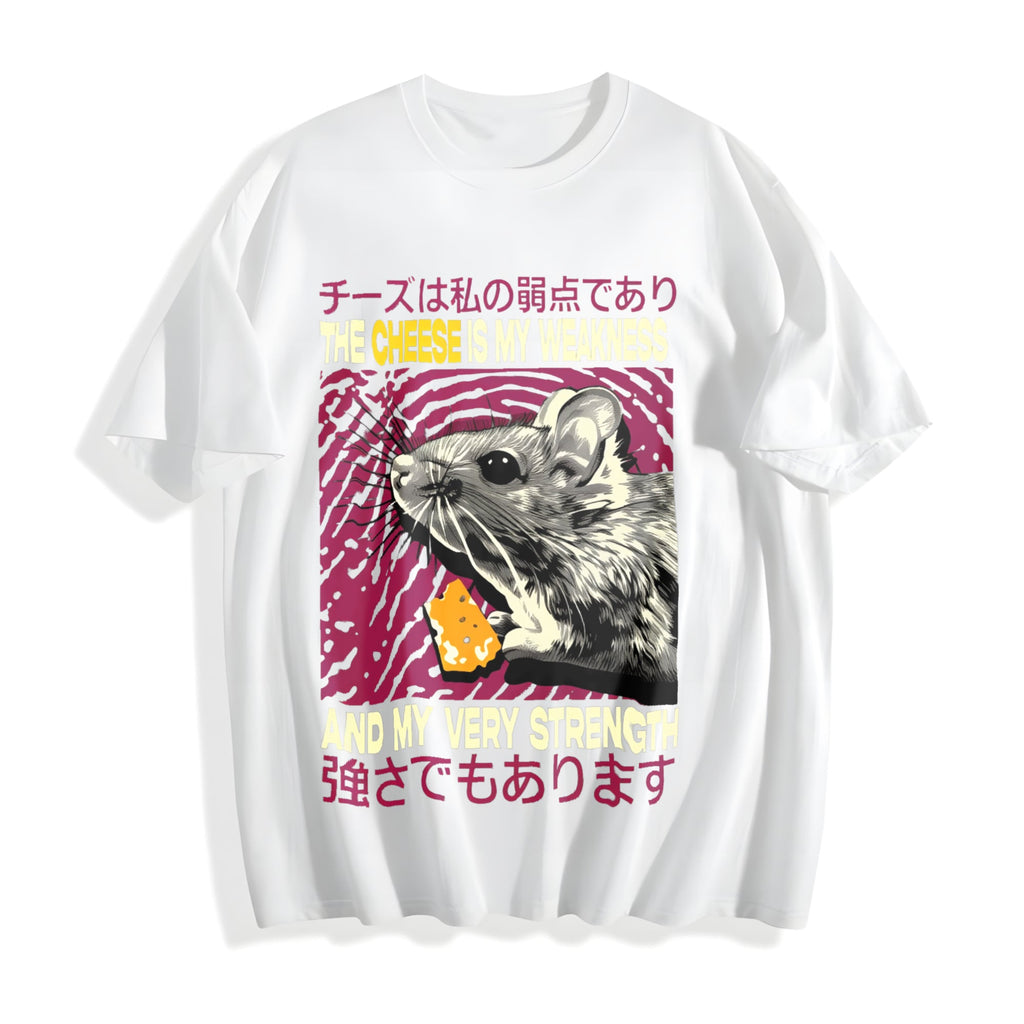 Cheese Is My Strength Cotton T-Shirt product image 2