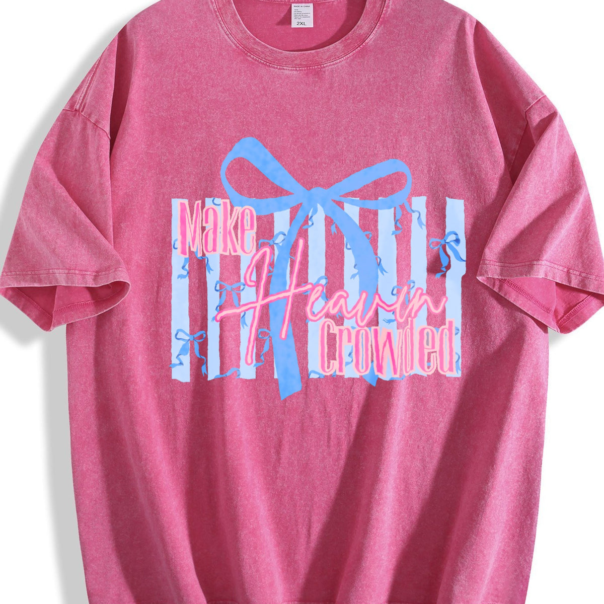 Make Heaven Crowded Bow Vintage Washed T-Shirt product image 5
