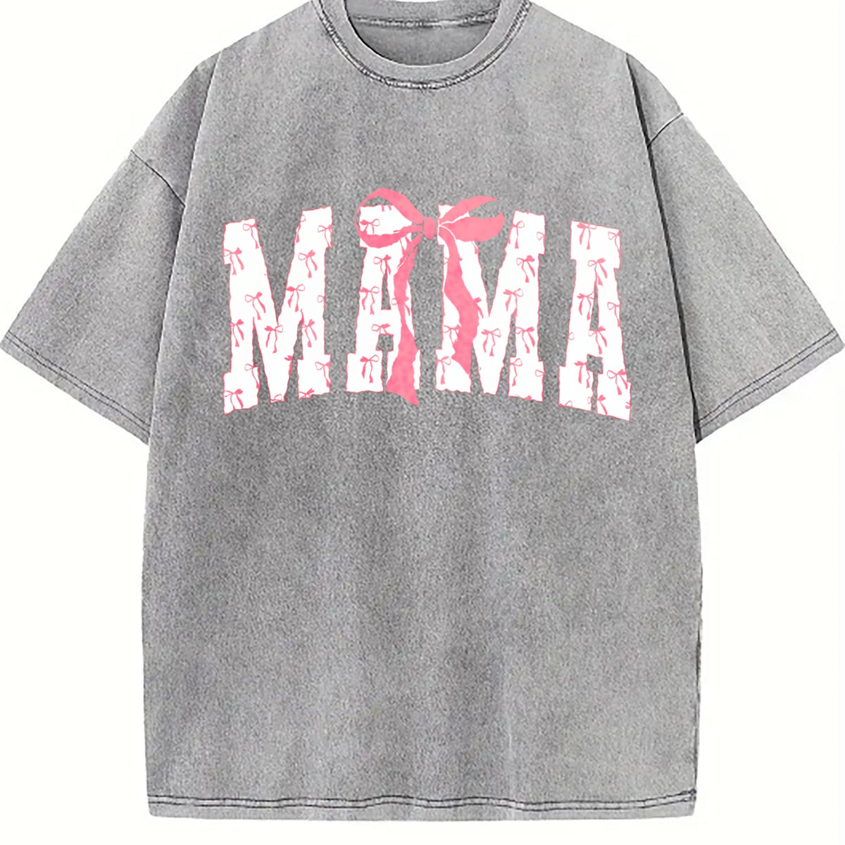 Coquette Bows Mama Vintage Washed T-Shirt product image 4