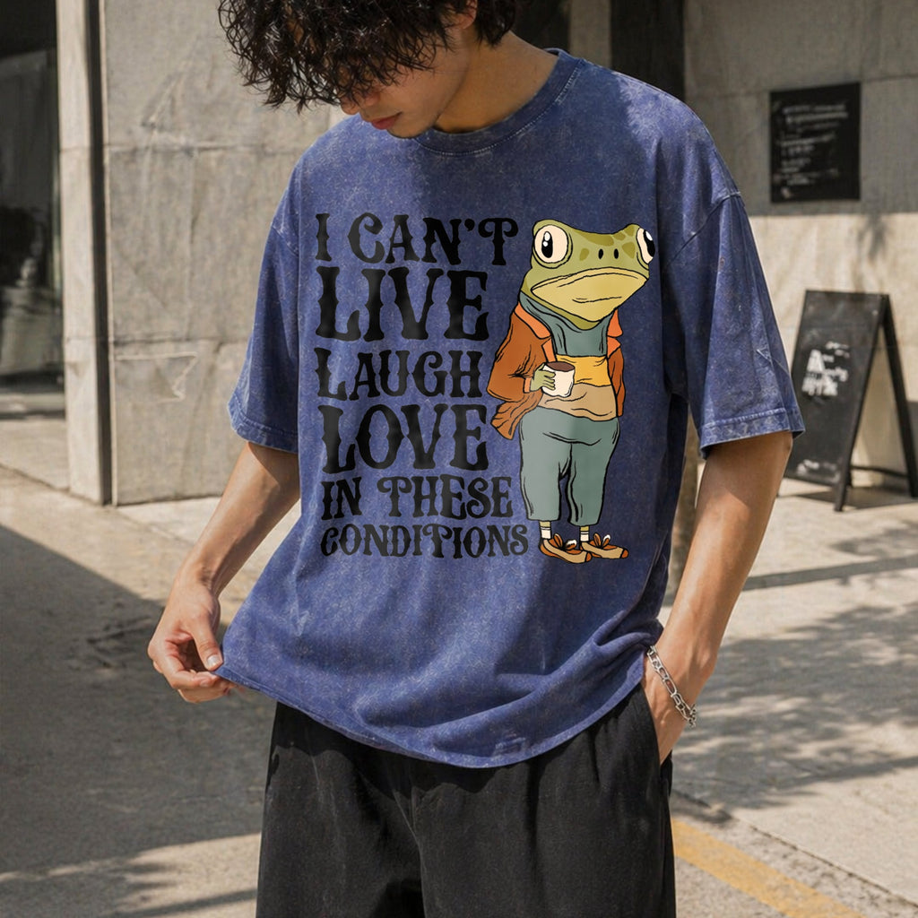 Live Laugh Love Under These Conditions Vintage Washed product image 8