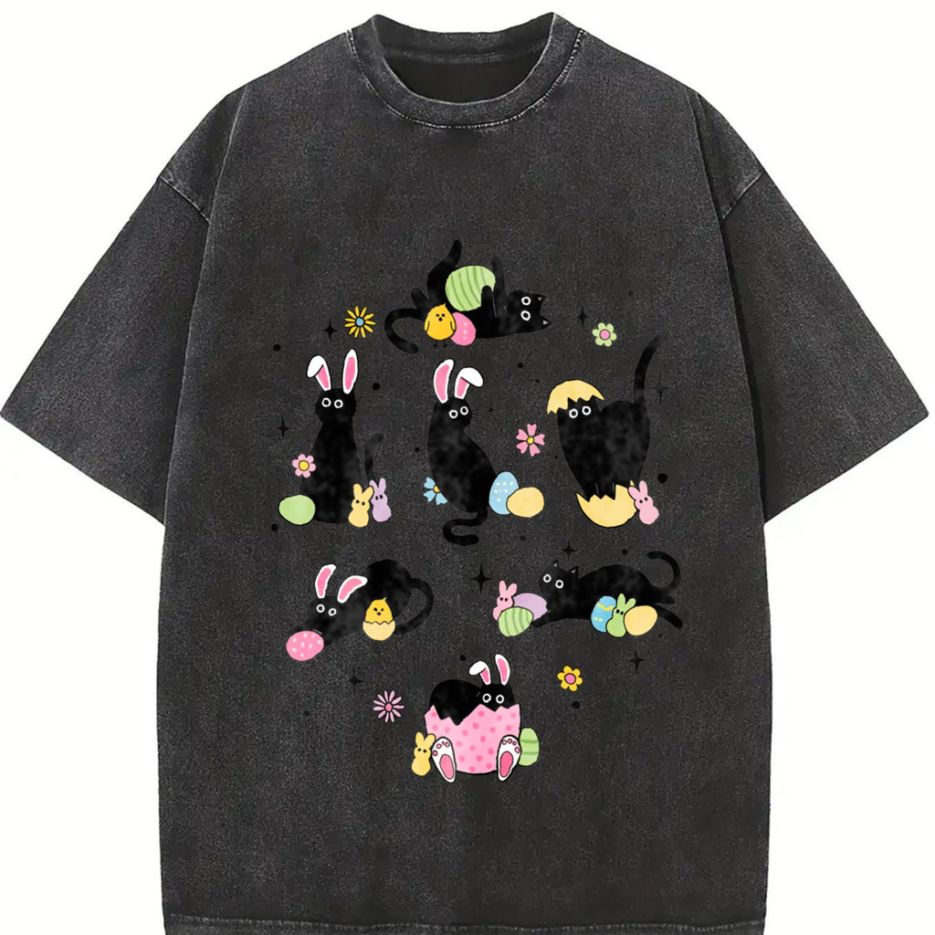 Easter Summer : Black Cat With Bunny Ears In Various product image 2