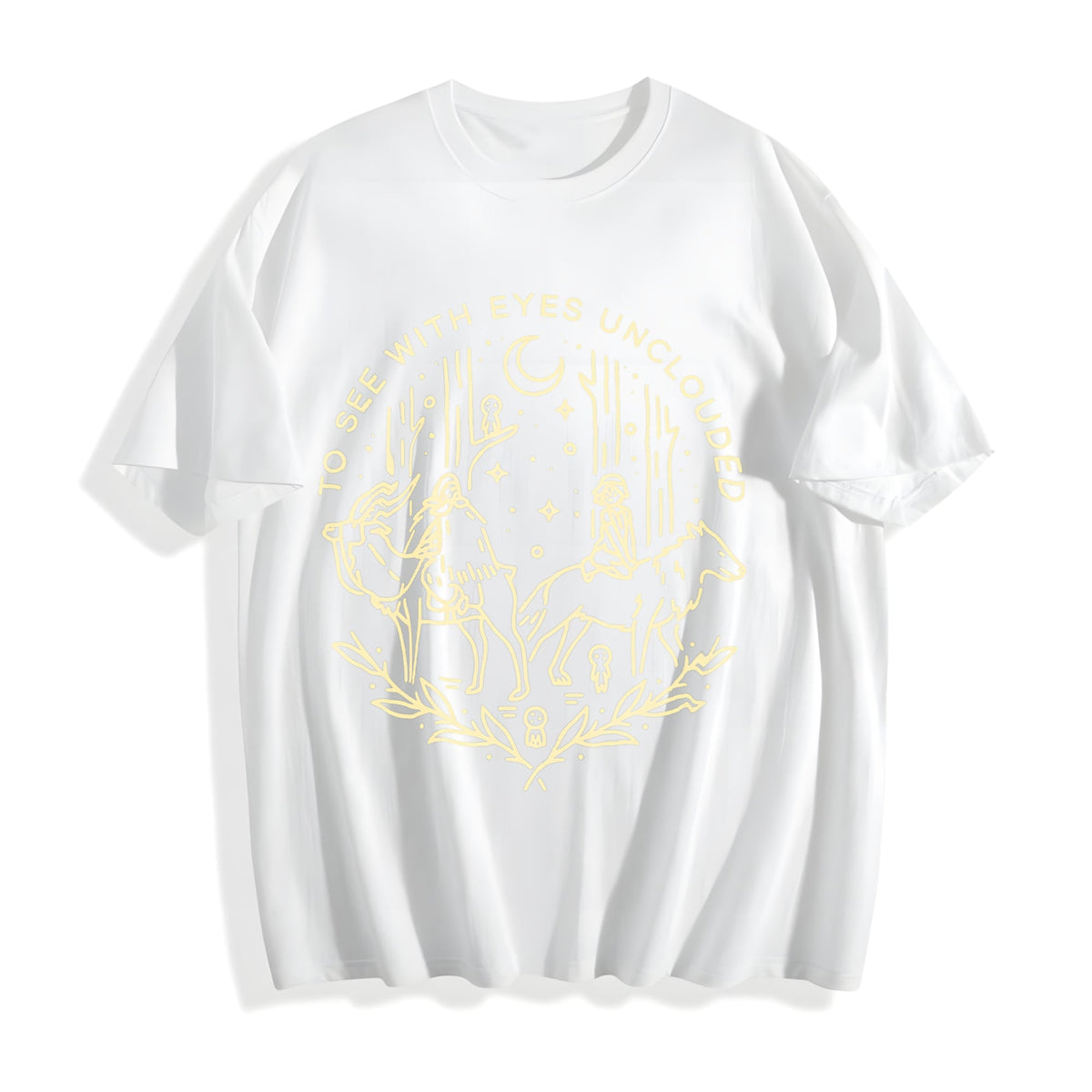 Princess Mononoke Acid 90s Cotton T-Shirt product image 2