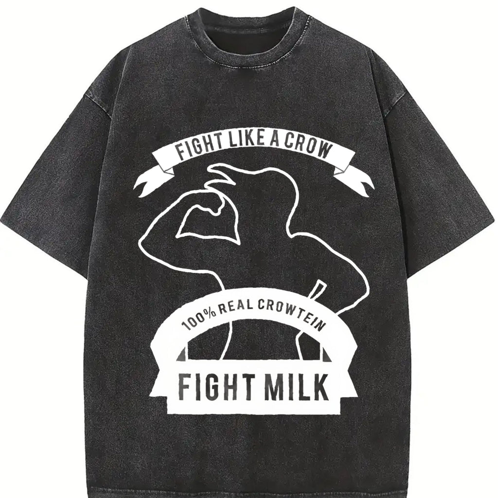 Fight Milk Vintage Washed T-Shirt product image 2