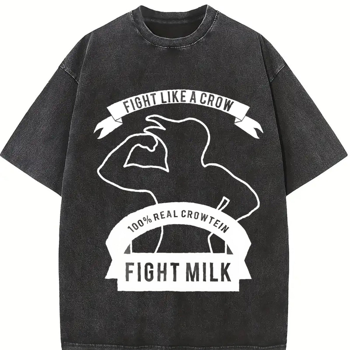 Fight Milk Vintage Washed T-Shirt product image 2
