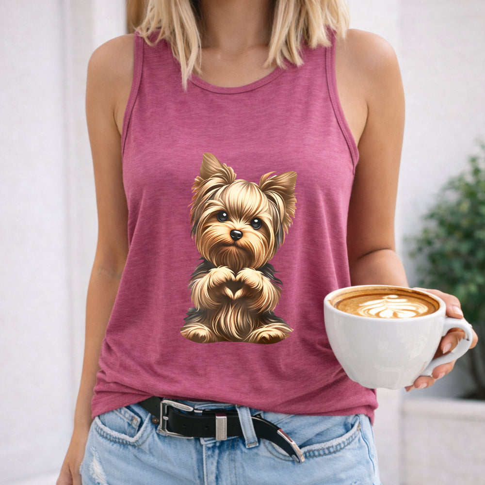 Cute Yorkshire Terrier Women's Tank Top