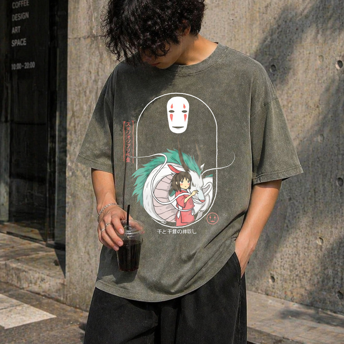 Spirited Away Vintage Washed T-Shirt product image 4