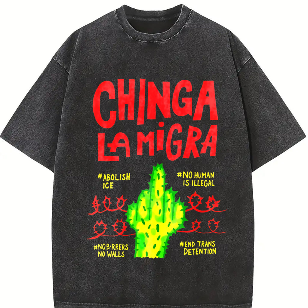 Chinga LA Migra Vintage Washed T-Shirt product image 2