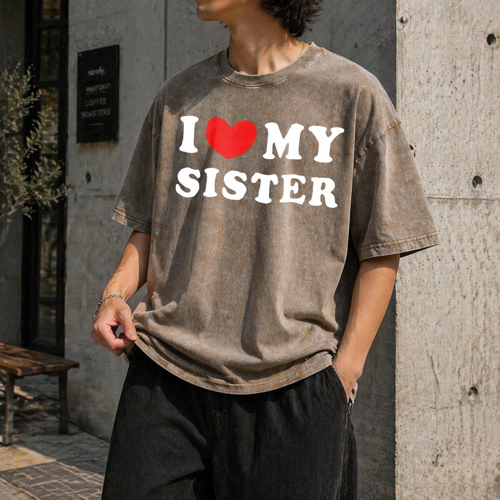 Bold I Love My Sister For Strong Sibling Bonds Vintage product image 3