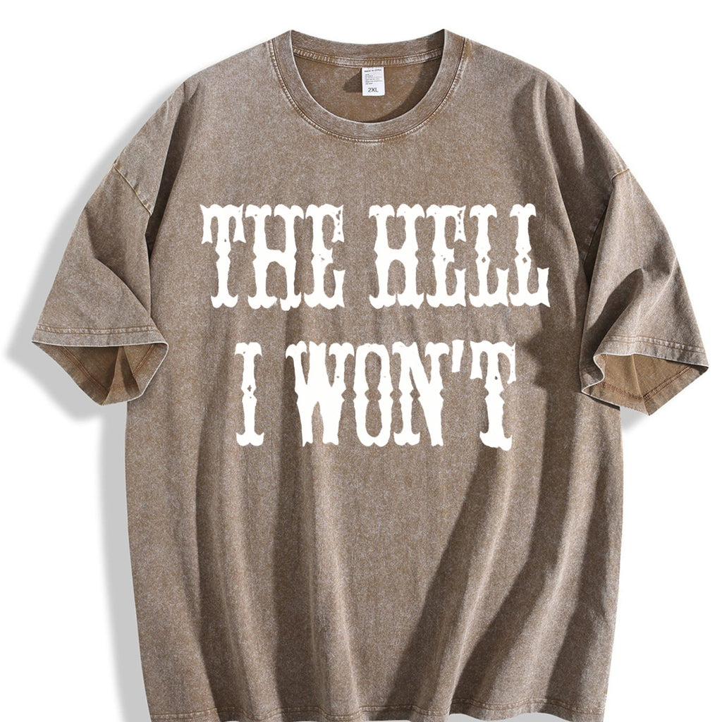 Hell I Won't Quotes Country Girl Nashville Cowgirl Vintage product image 3