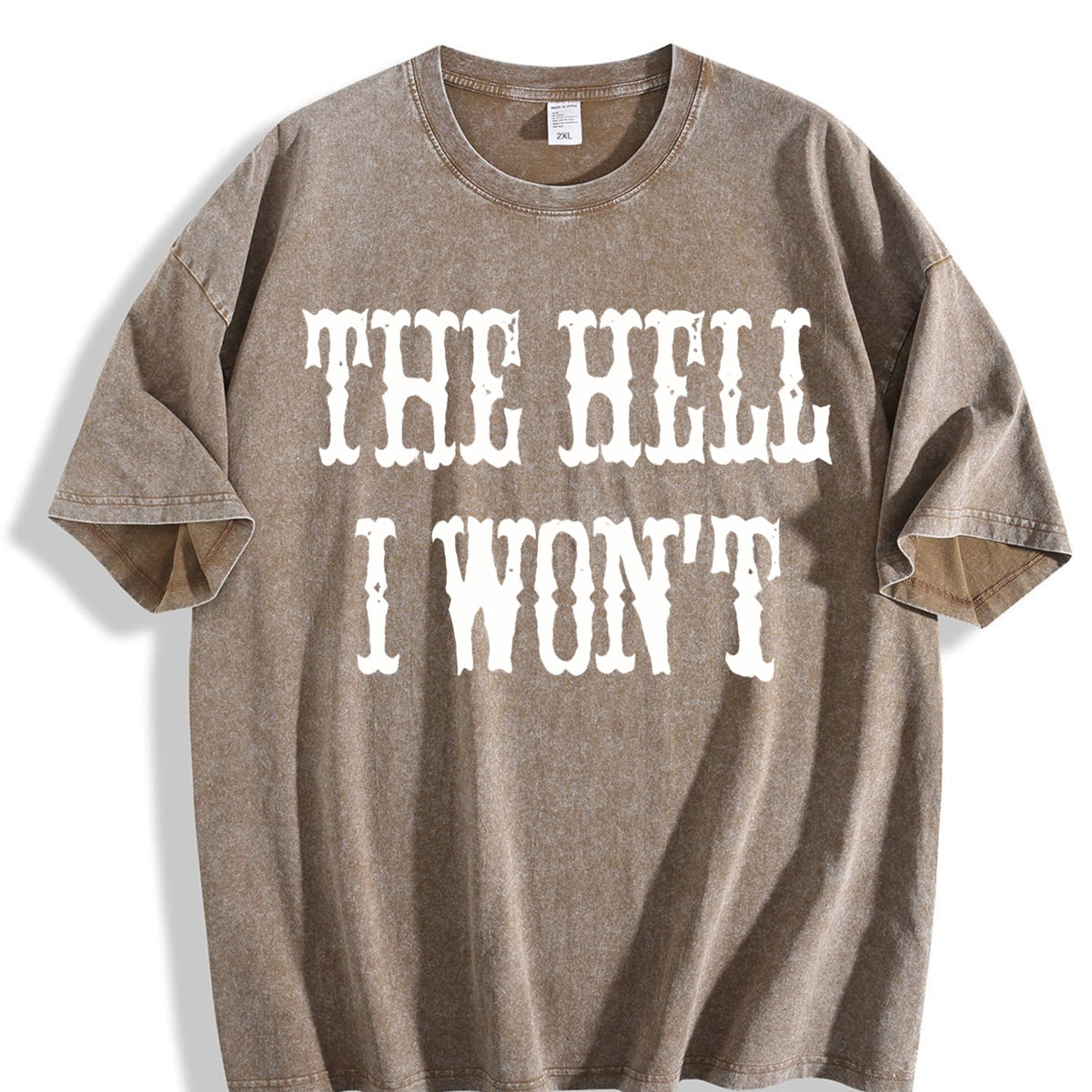Hell I Won't Quotes Country Girl Nashville Cowgirl Vintage product image 3