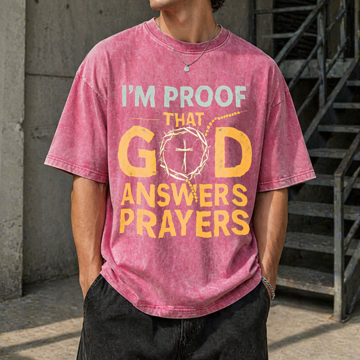 Christian I Am God's Response To Prayer With Crown Vintage product image 7