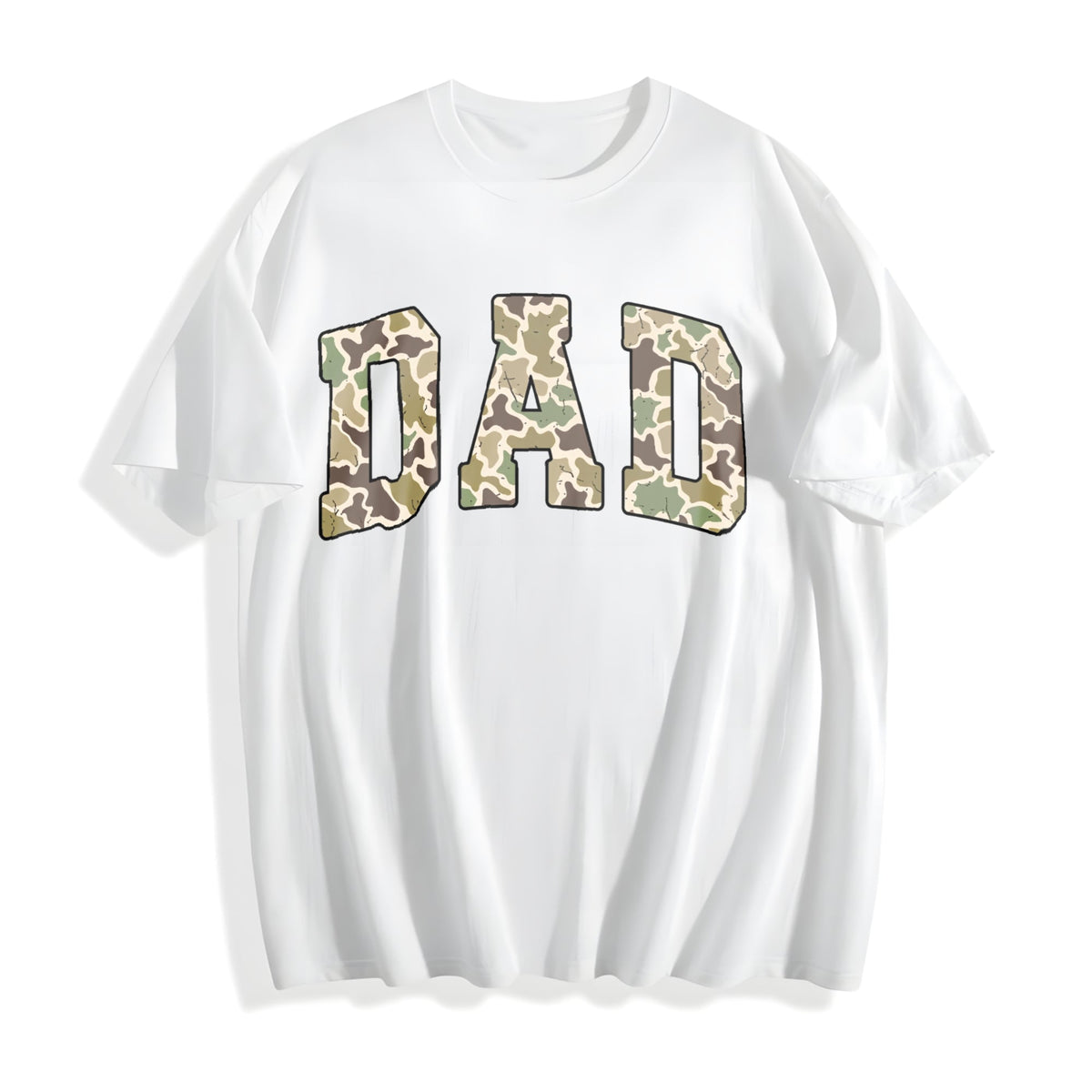 Camo Dad Cotton T-Shirt product image 2