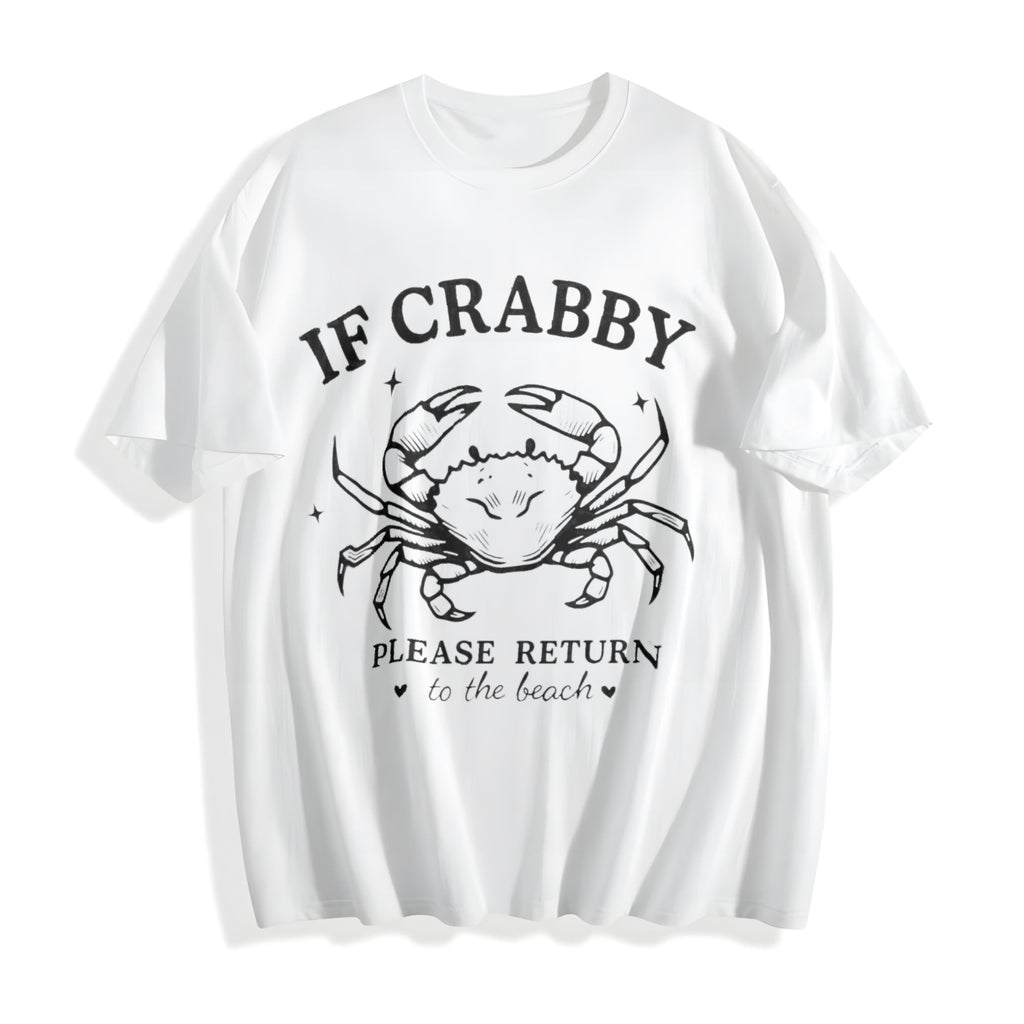 Funny Beach Crab Cotton T-Shirt product image 2