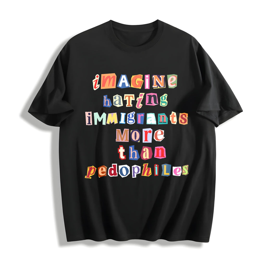 Anti Ice Magazine Letters Cotton T-Shirt product image 1