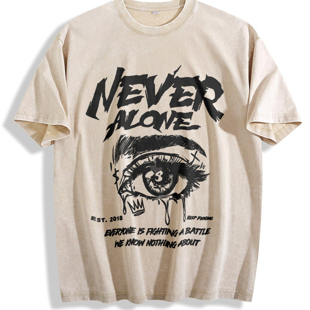 Never Alone Money Eye Symbol Dollar Sign Eyes Vintage product image 1