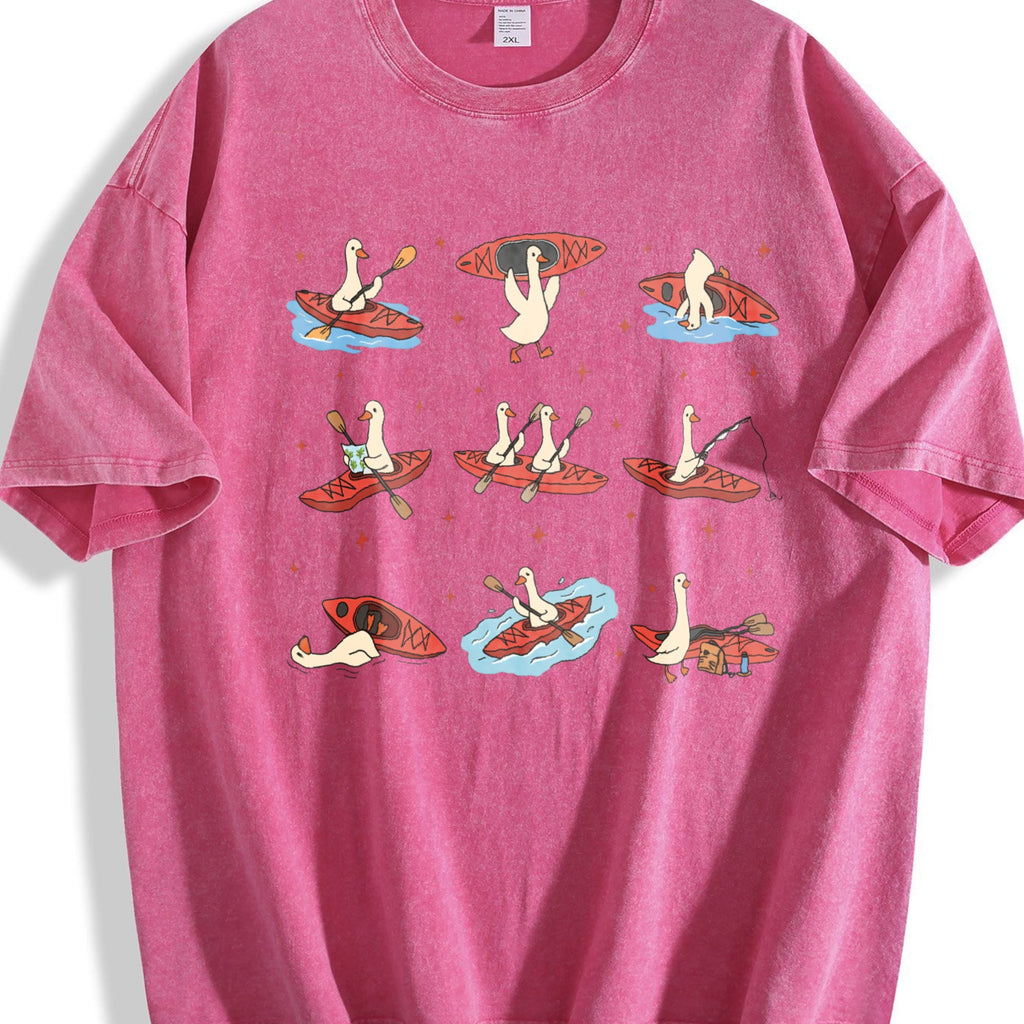 Silly Goose Kayaking Vintage Washed T-Shirt product image 5