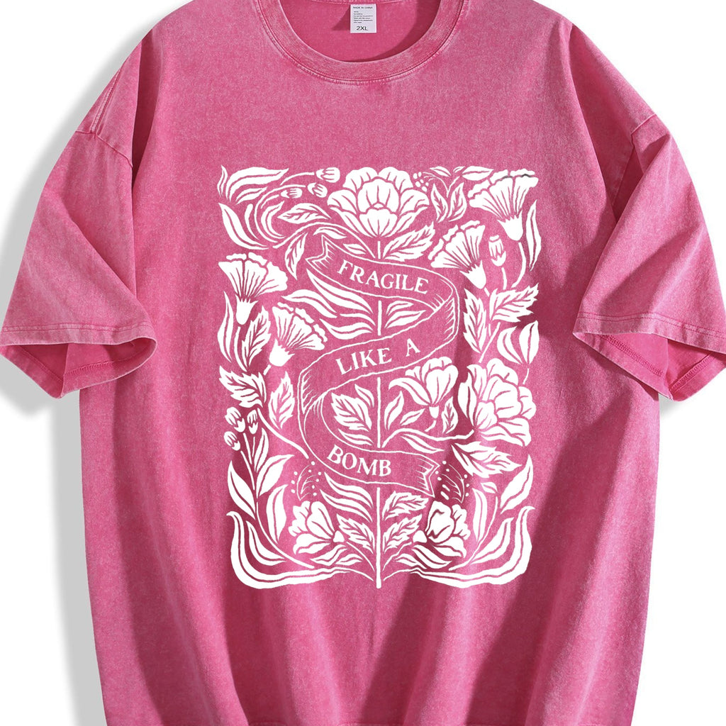 Inspired Floral & Fragile Like A Bomb - Wax Vintage Washed product image 5
