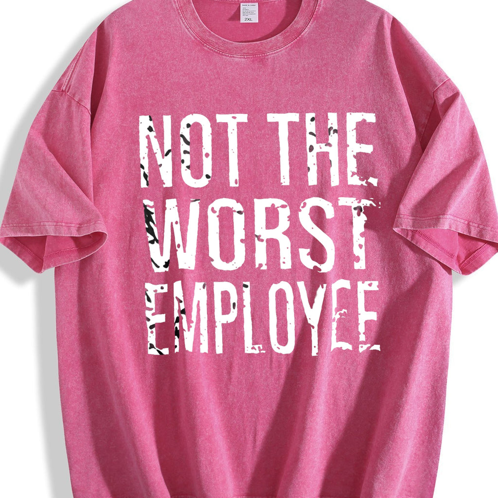 Not the Worst Employee Vintage Washed T-Shirt product image 5