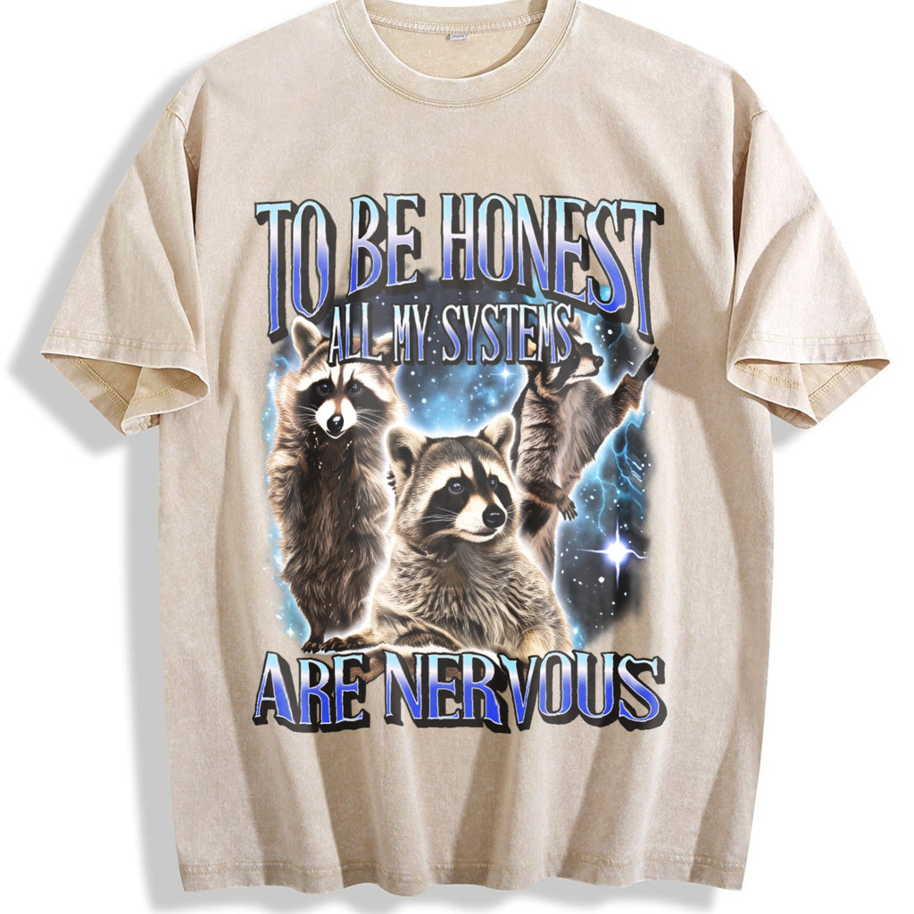 To Be Honest All My Systems Are Nervous Vintage Washed product image 1