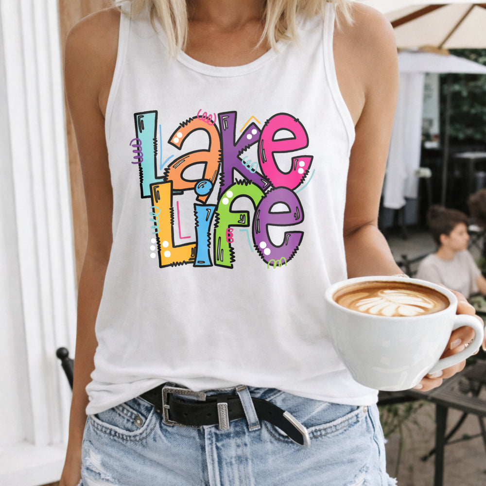 Lake Life - White Women's Tank Top