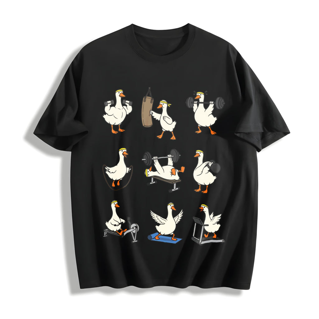 Funny Goose Workout Cotton T-Shirt product image 1