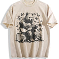 Bear Playing Guitar Vintage Washed T-Shirt product image 1