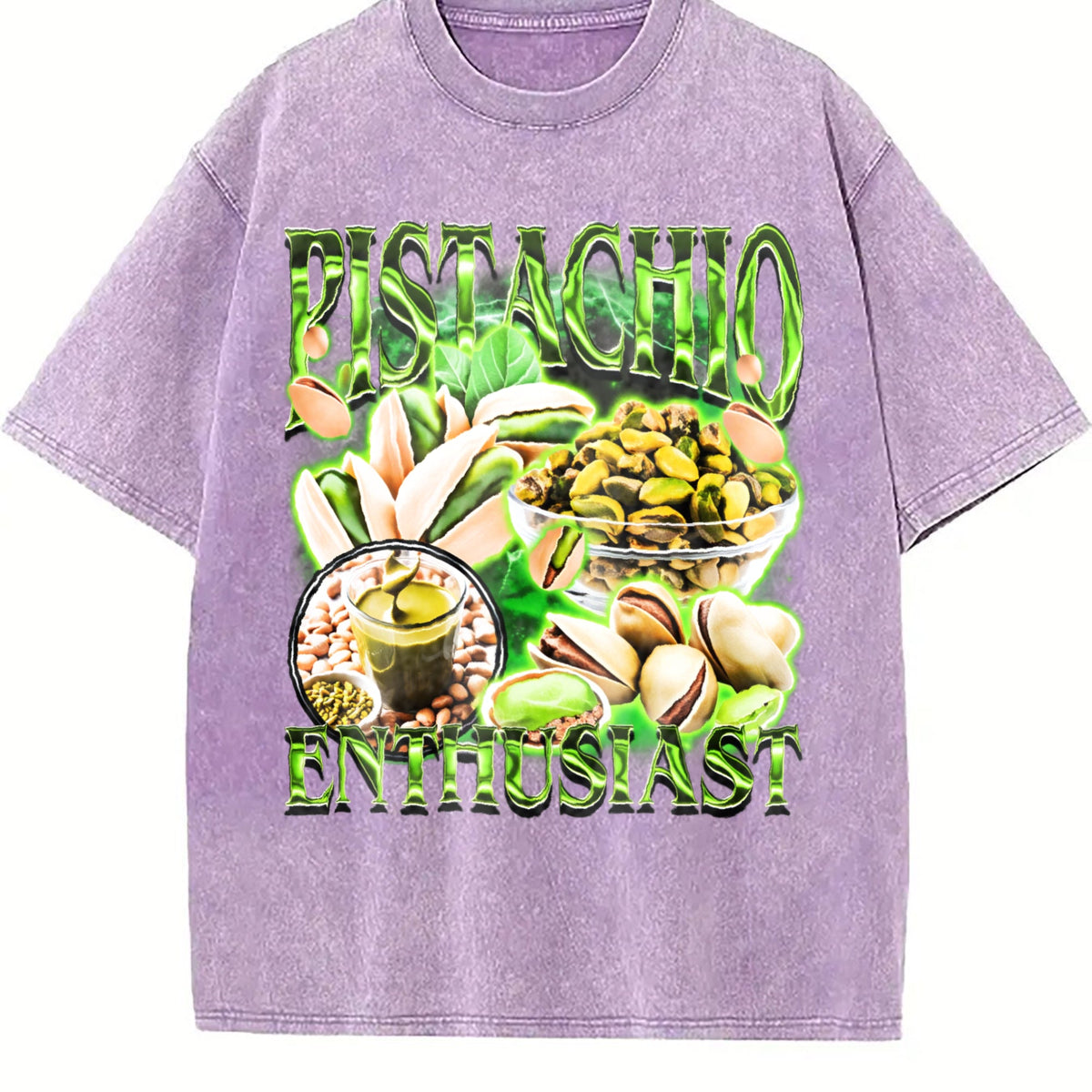 Pistachio Enthusiast 90s Vintage Washed T-Shirt product image 6