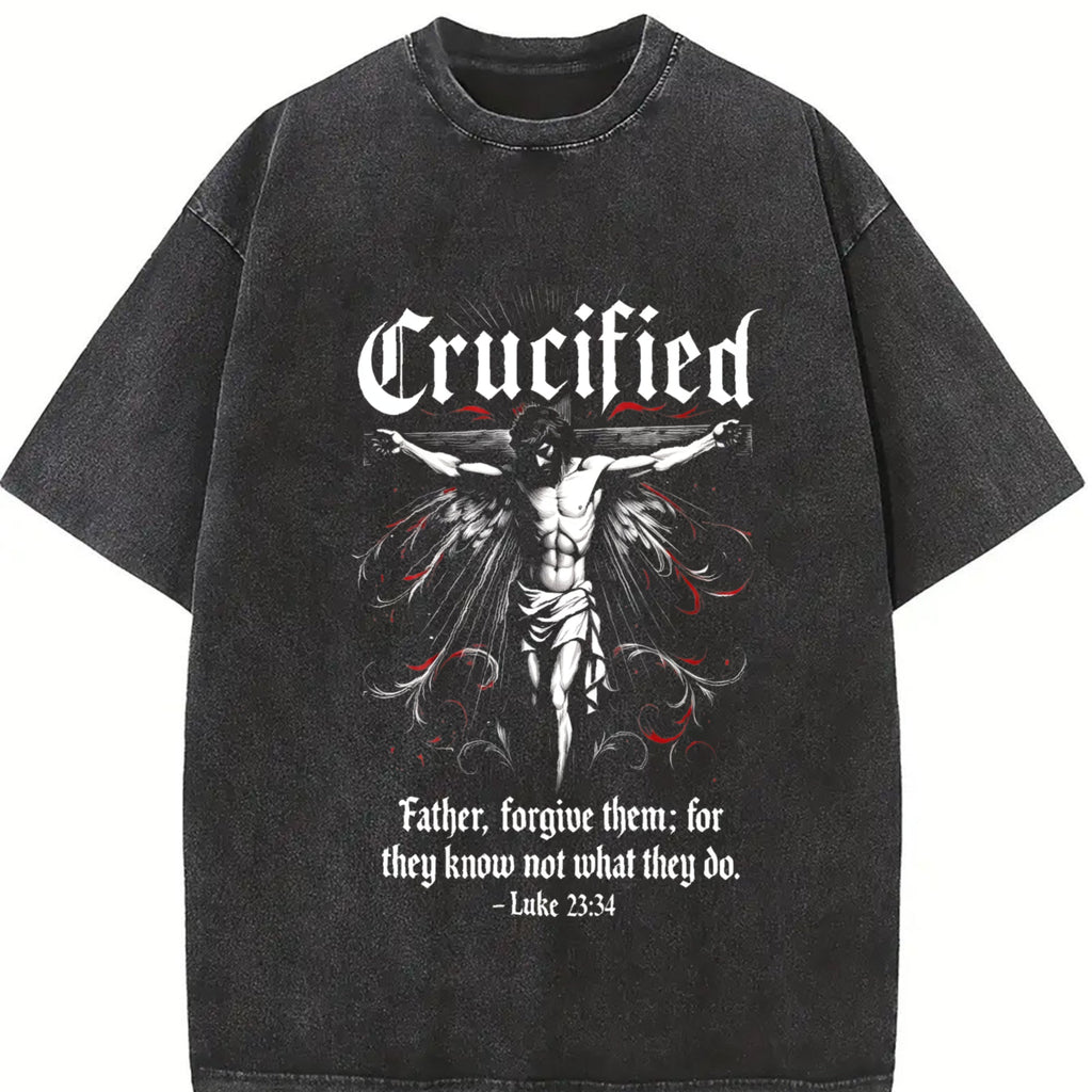 Crucified 90s Vintage Washed T-Shirt product image 2
