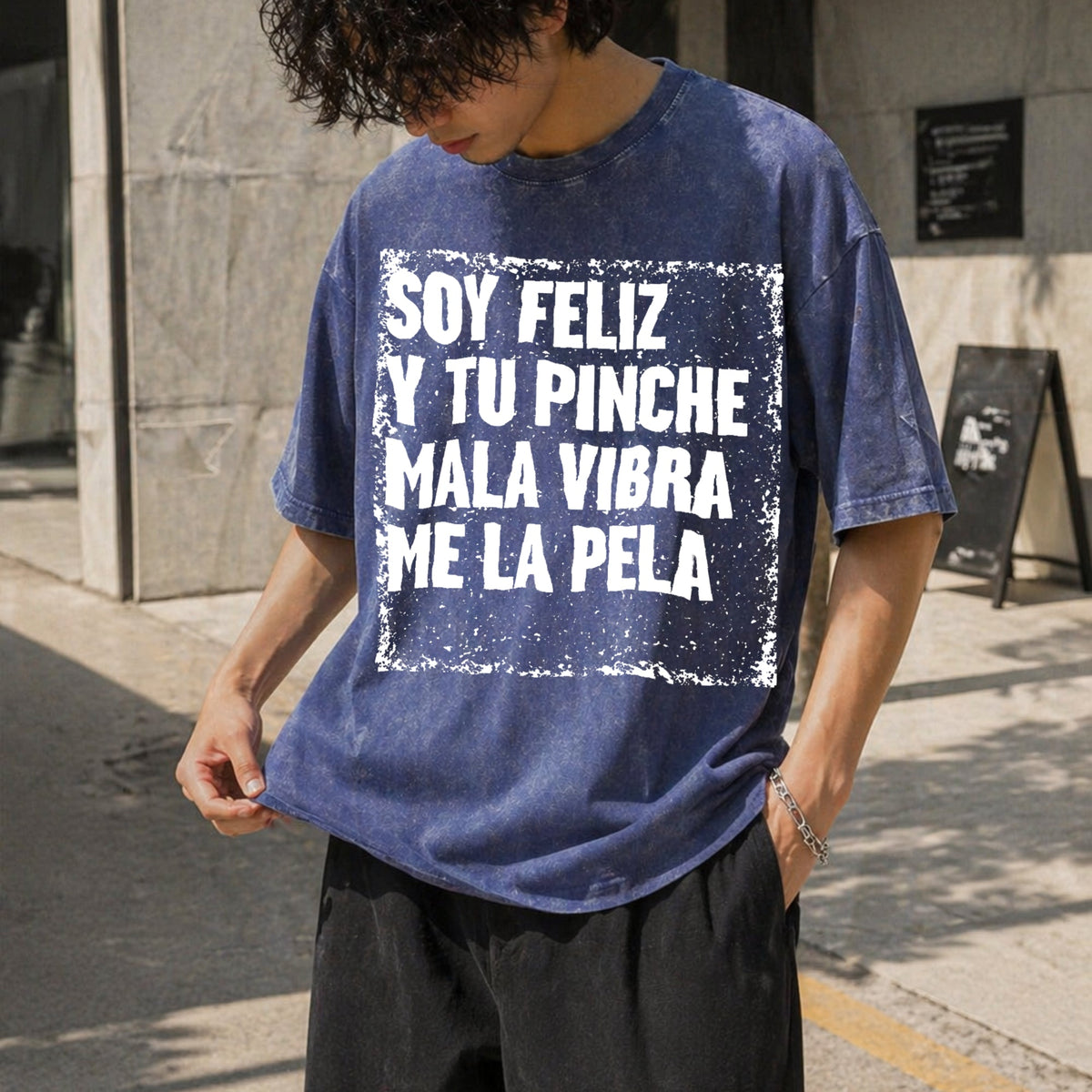 Mexican Themed Humorous Ideas Vintage Washed T-Shirt product image 8