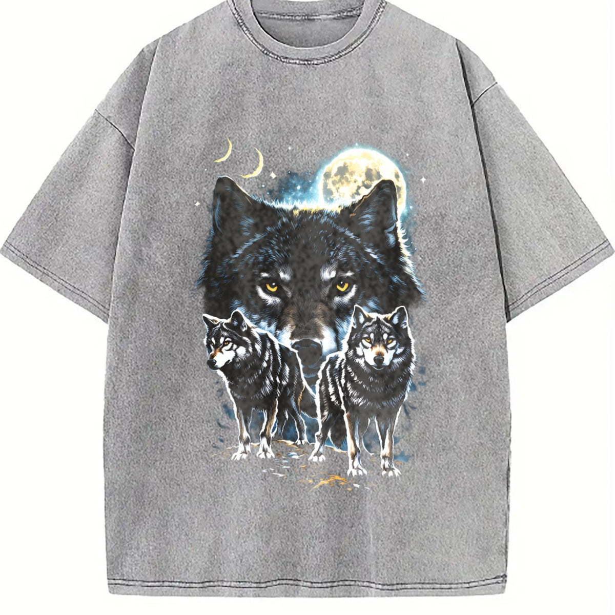 Wolf Spirit Classic 90s Vintage Washed T-Shirt product image 5