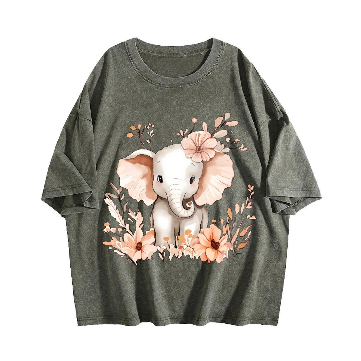 A Cute Elephant Adorned With Animal And Floral It's Vintage product image 4