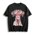 Patriotic Pointer 4th Of July Cotton T-Shirt product image 1