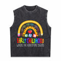 Early Childhood Teachers Men's Washed Tank Top