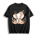 A Cute Elephant Adorned With Animal And Floral It's Cotton product image 1