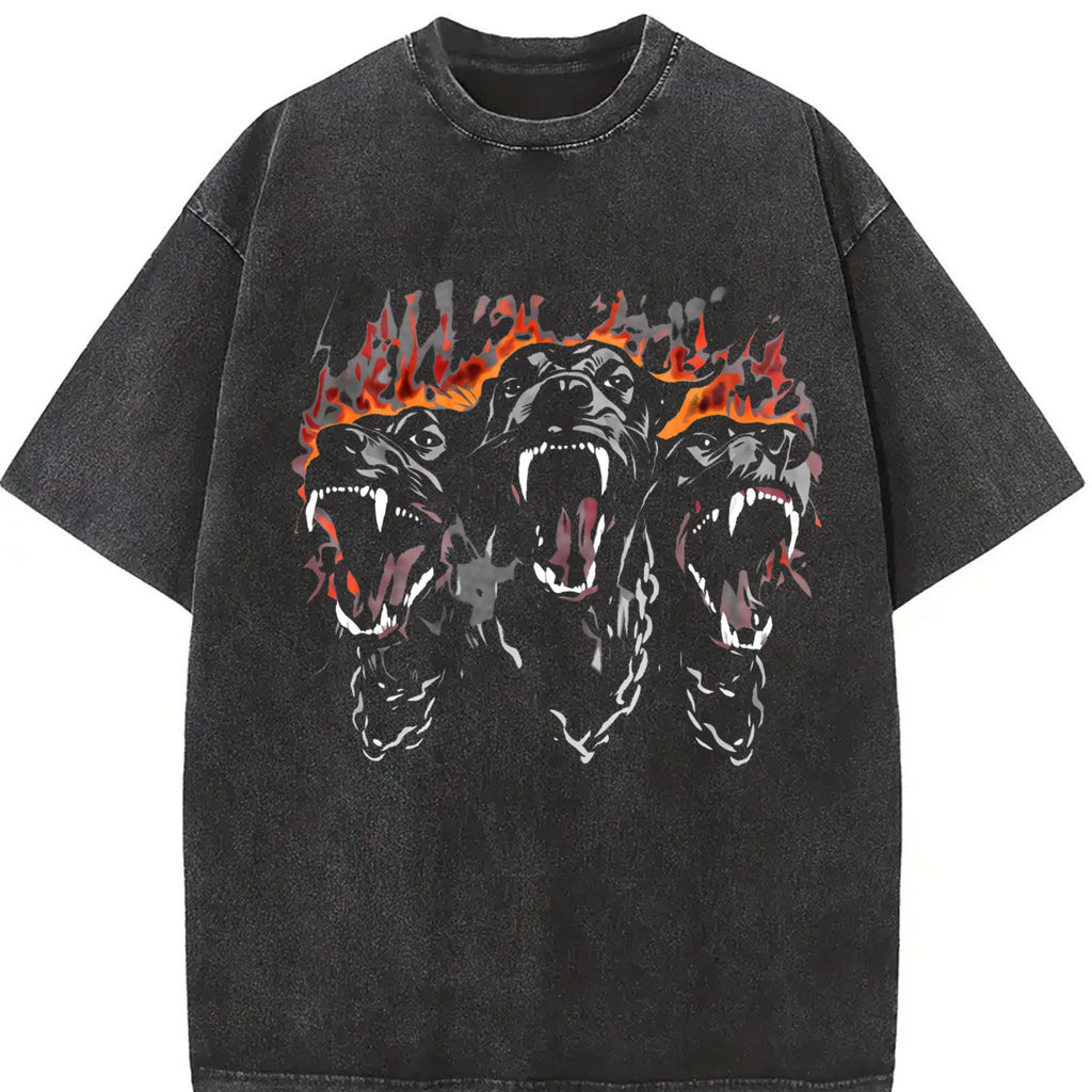 Water- With Roaring Tiger Trio Vintage Washed T-Shirt product image 2