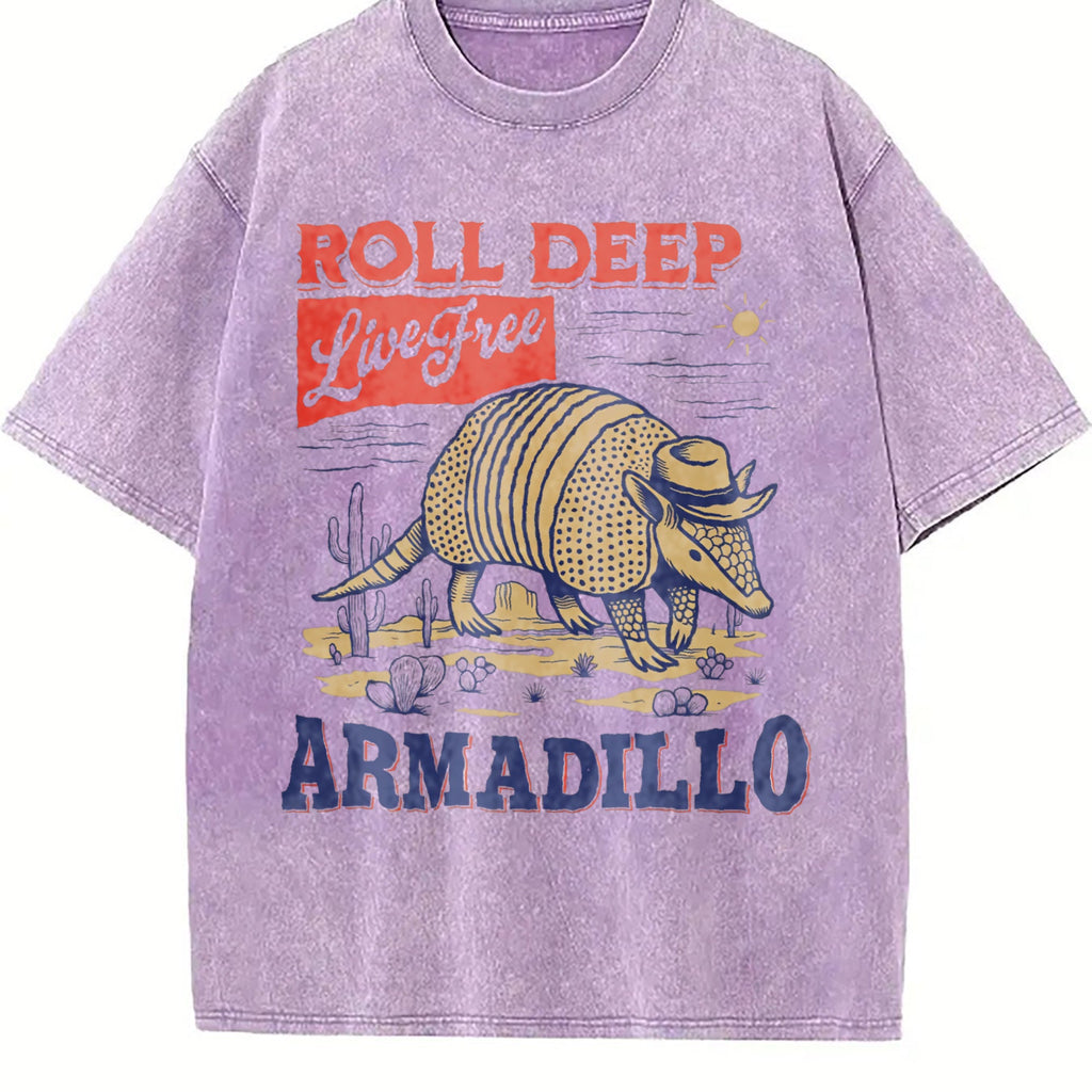 Armadillo Western Vintage Washed T-Shirt product image 6
