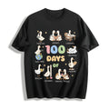 100 Days Of School Goose Teacher Cotton T-Shirt product image 1
