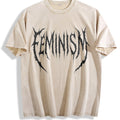 Feminism Gym Pump Cover Vintage Washed T-Shirt product image 1