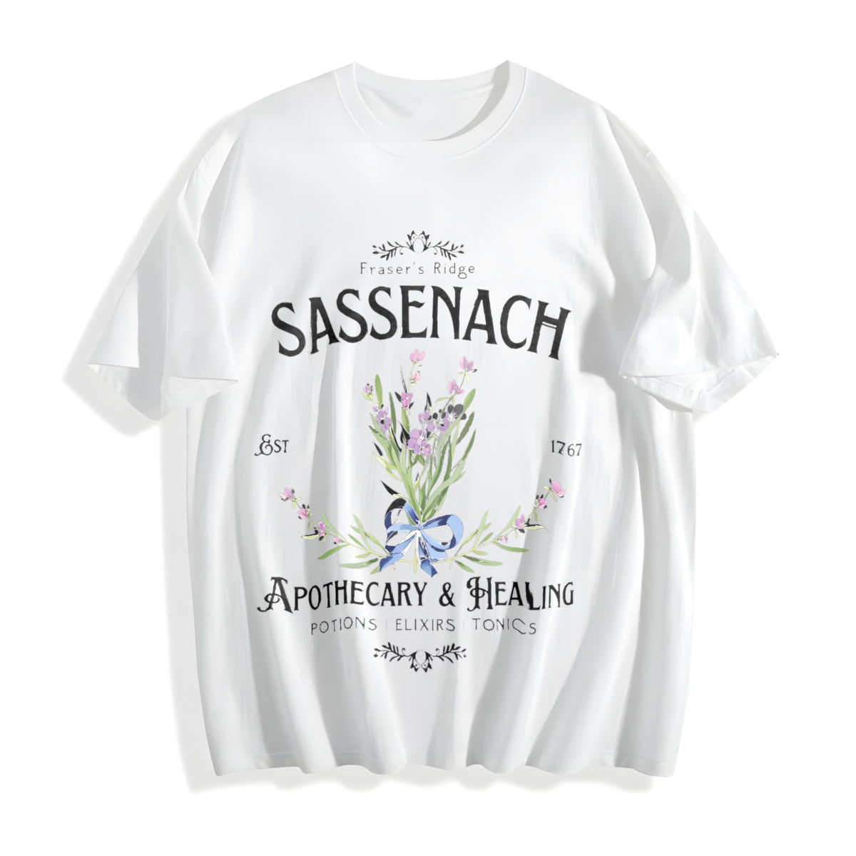 Summer Sassenach Floral One-piece Cotton T-Shirt product image 2