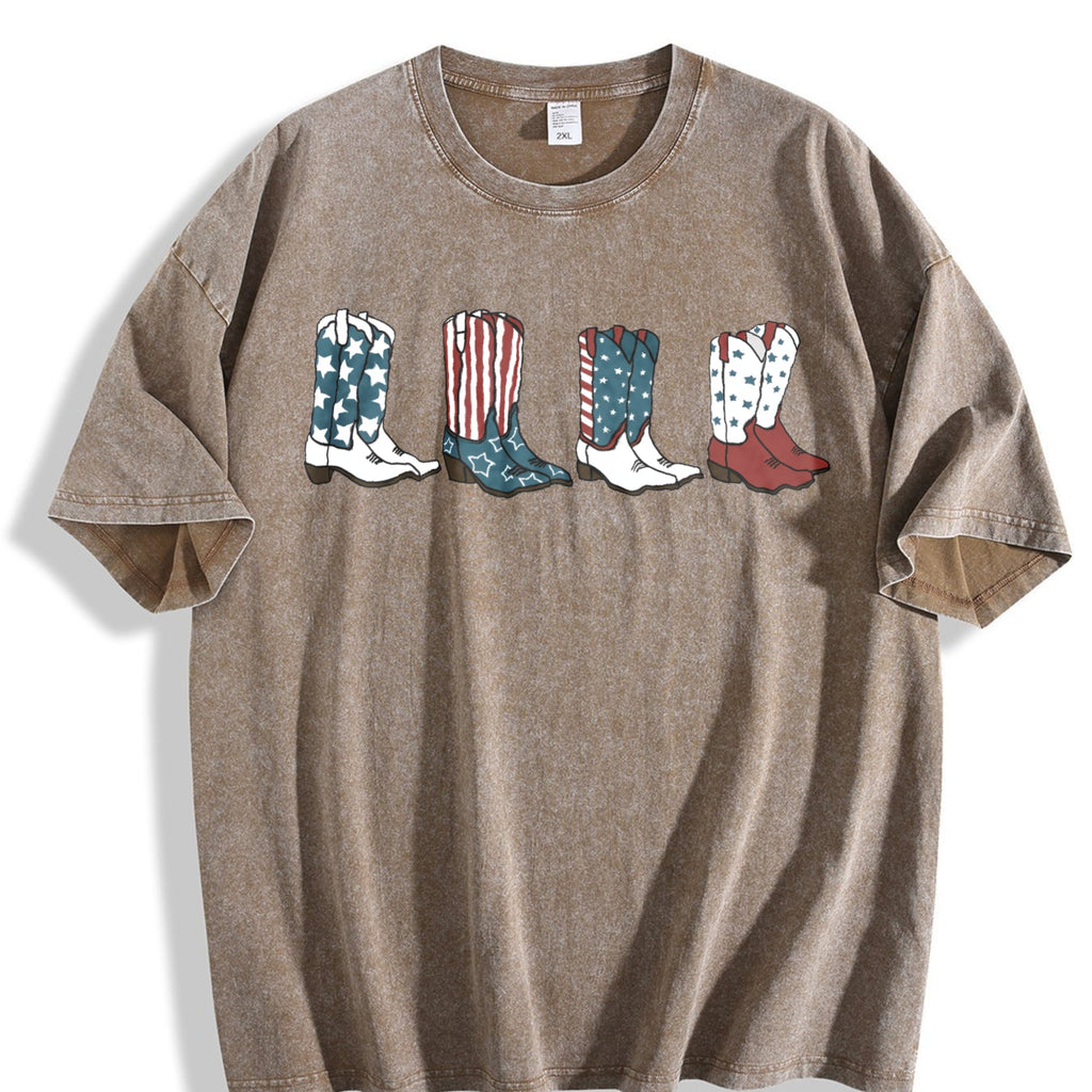 Fourth Of July Vintage Washed T-Shirt product image 3