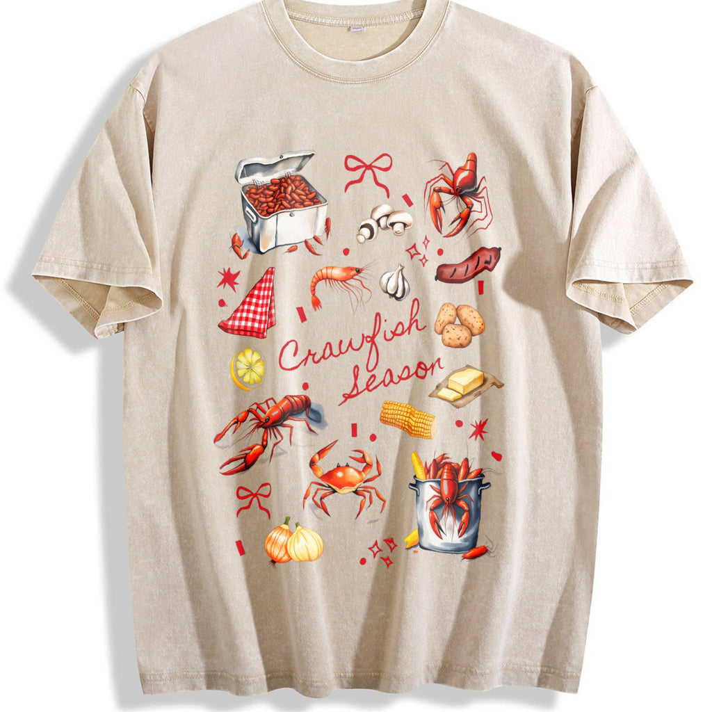 Crawfish Vintage Washed T-Shirt product image 1