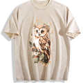 Green Leaf Owl Vintage Washed T-Shirt product image 1