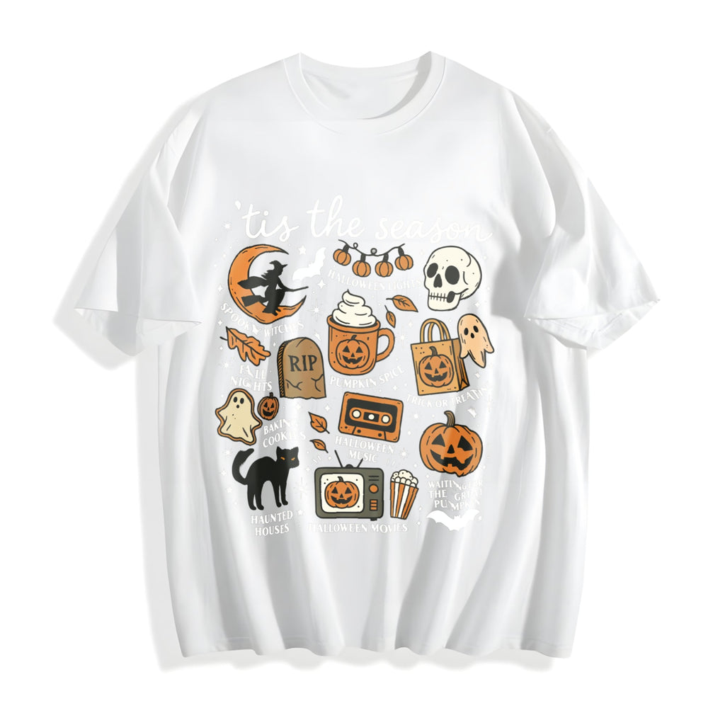 Spooky Season Halloween - Cute Fall Cotton T-Shirt product image 2
