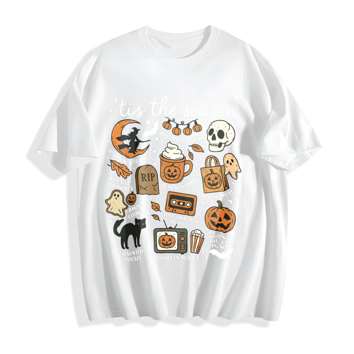 Spooky Season Halloween - Cute Fall Cotton T-Shirt product image 2