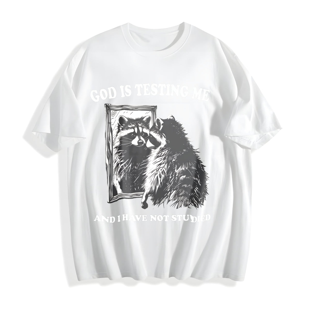 God Is Testing Me Cotton T-Shirt product image 2