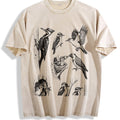 Woodpecker Bird 90s Tattoo Vintage Washed T-Shirt product image 1